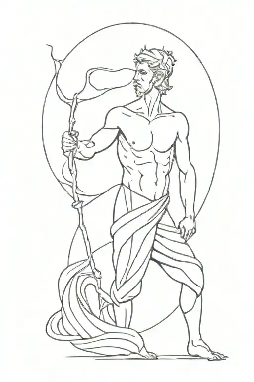 Male Water Bearer Inspired