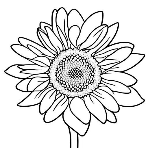 Daisy Flower With The Word Fiona In The Stem With Violet Flower