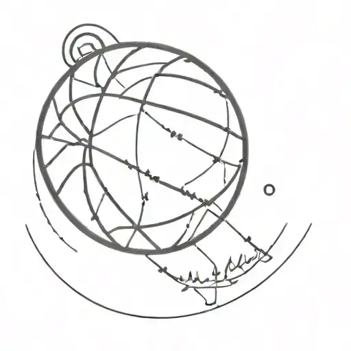 Basketball And Globe