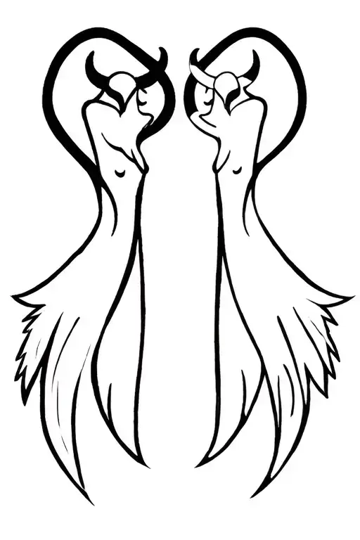 Dark Angel And Happy Devil