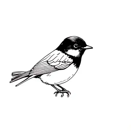 Willy Wagtail Fine Line