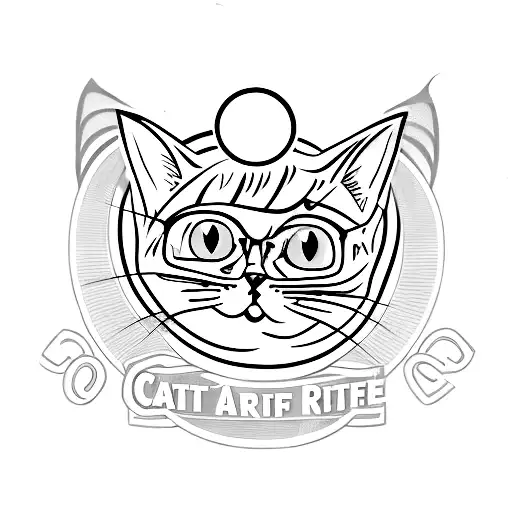 Cat Rescue Logo With A Halo