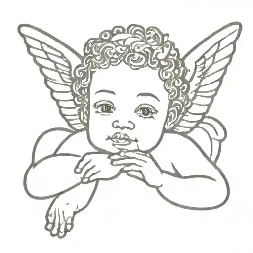 African American Renaissance Cherub