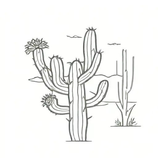 Modern Saguaro Cactus