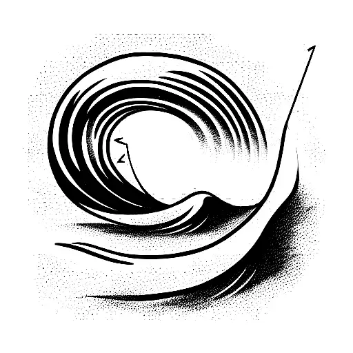 Ocean Wave With Oc Initials