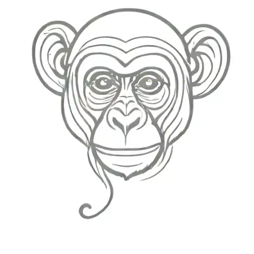 Stylidzed Monkey Taking The Camera Lens