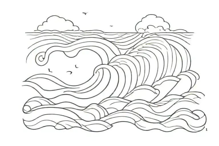 Ocean Wave Using J & C