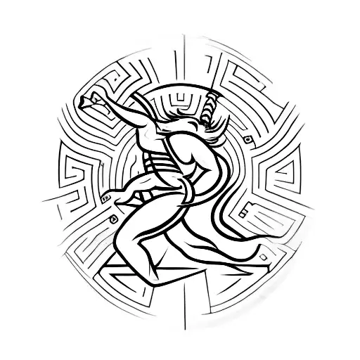 Little Greek Mythological Logo