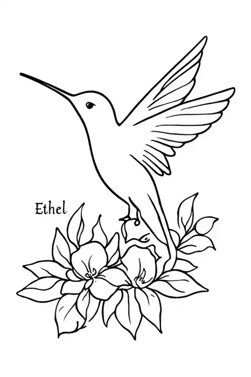 Humming Bird And The Name Ethel