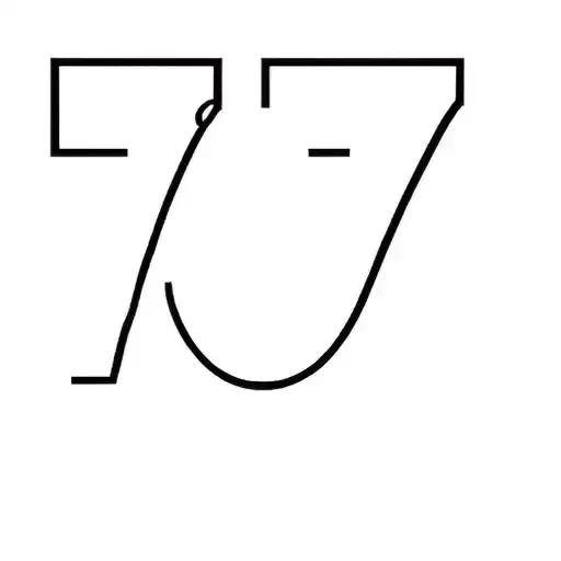 Create A Basic Looking Black And White Ems Themed Tattoo Centered Around Using The Number 707