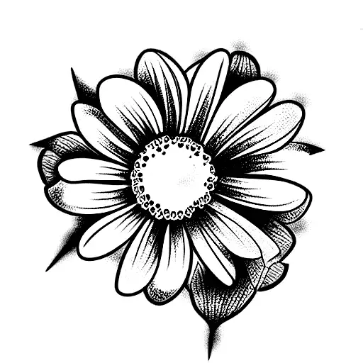 Rose And Daisy Flower Wrap Around Arm