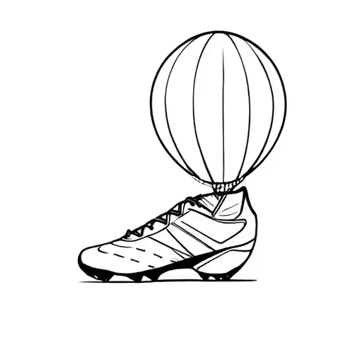 Football Shoe And Balon