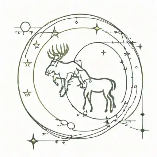 Sagittarius And Taurus Constellations