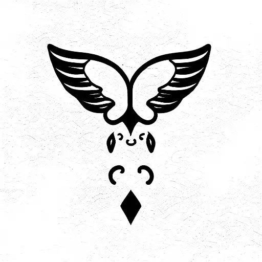 Semicolon With Wings