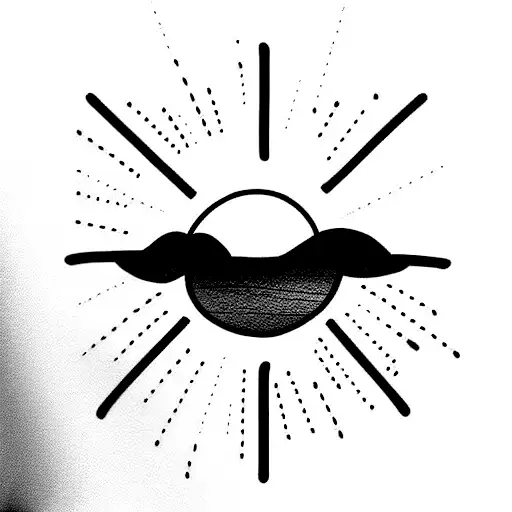 Puesta De Sol Con Color