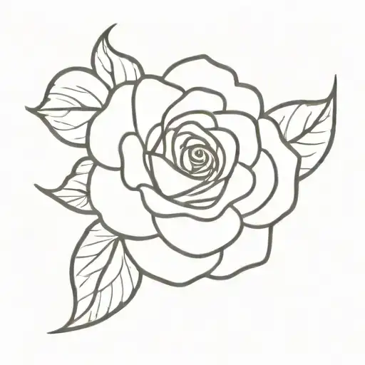 A With Rose Intertwined