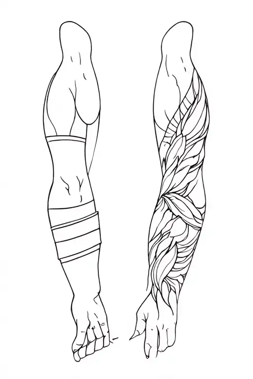 Navy Military Arm Sleeve