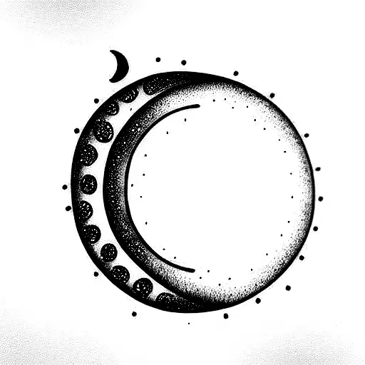 Moon Phases With A Moth