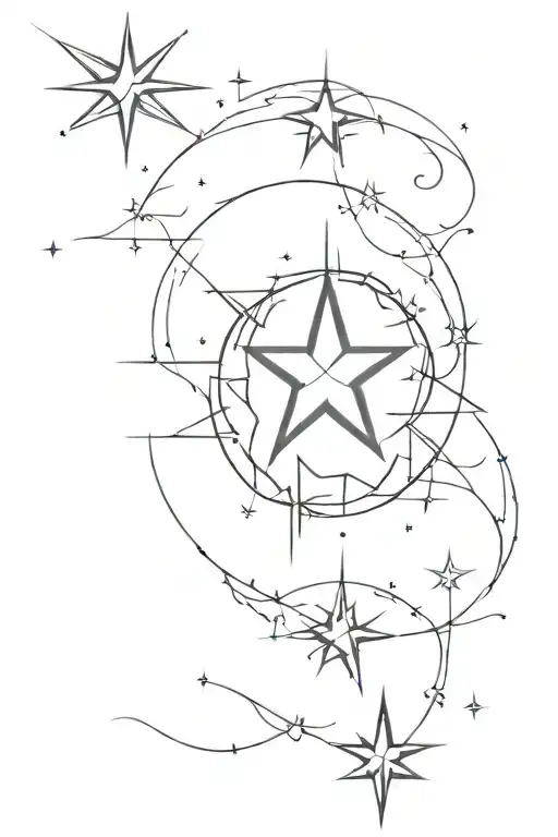 North Star And Wanderlust Inspired