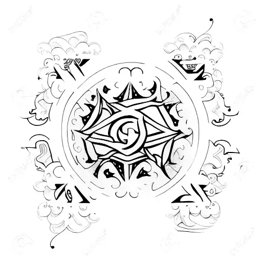 Create A Tattoo That Represents The Connection Between Money And Power