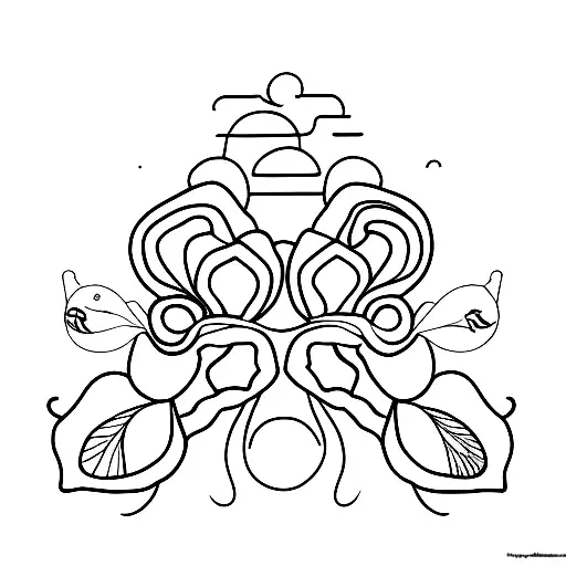 A Minimalist Tattoo Of Friends Holding Hands With Butterflies And Flowers Around Them