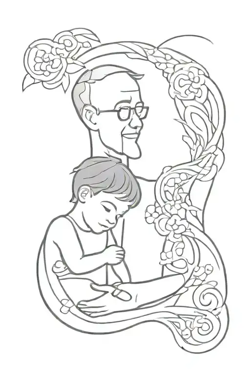 Working Father Memorial For Son