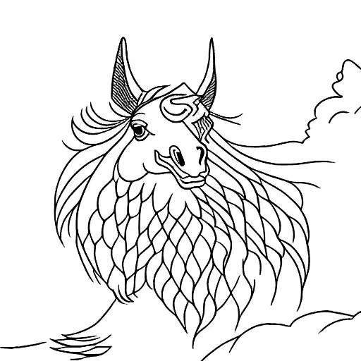 Horse Chassing Eagle