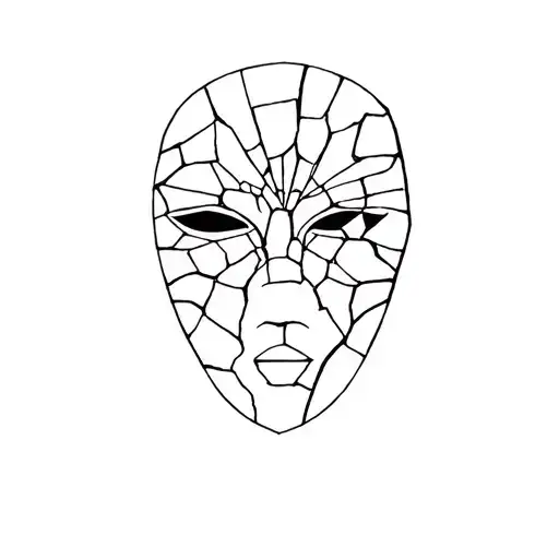 Broken Glass Mask