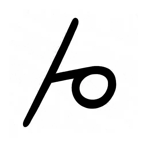 The Letter V In A Rainbow