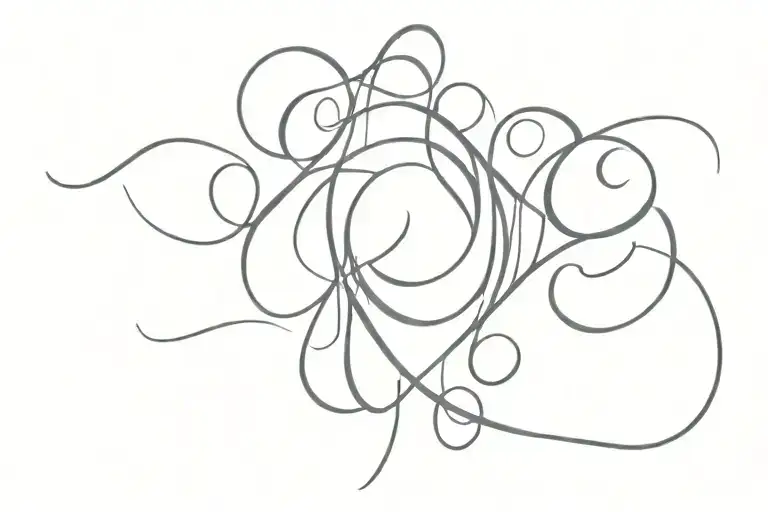 Fine Line Ambigram Tattoo 'Light'