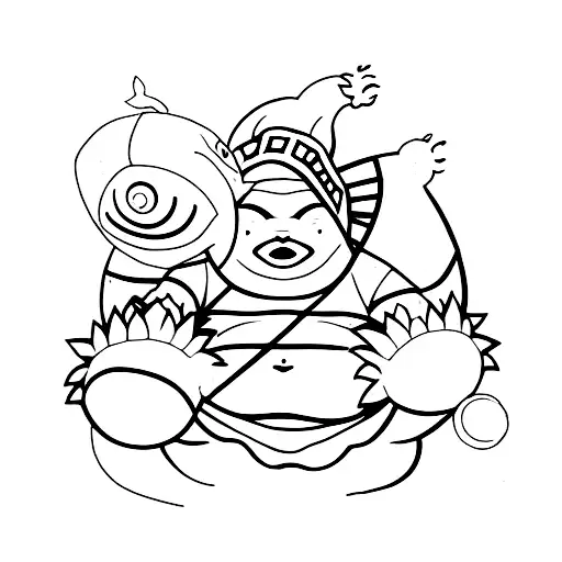 Snorlax Dressed As Buddha
