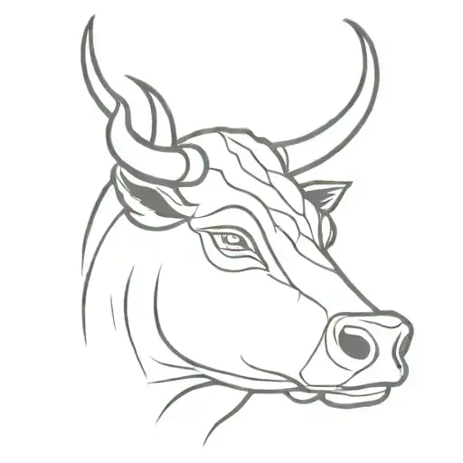 Bull With Lighting Eyes