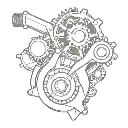 Water Motorcycle Engine With Gears