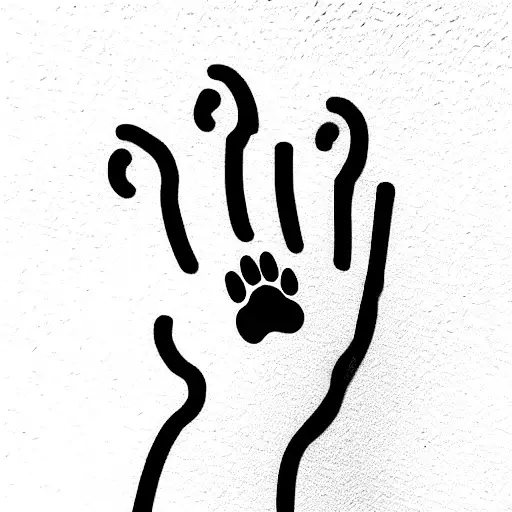 Dog Paw Like Hands Of David