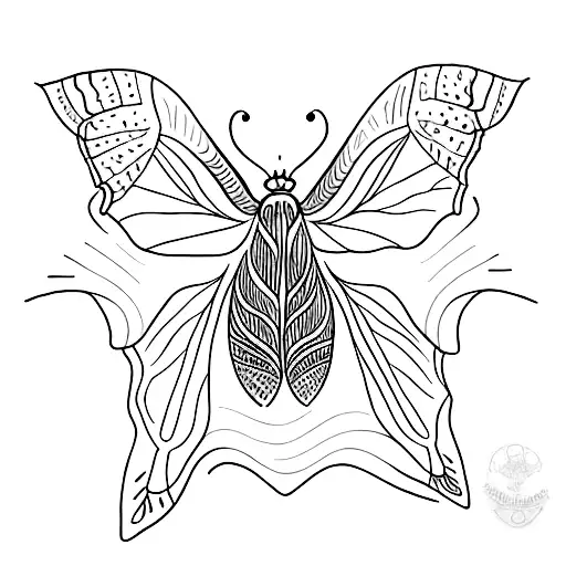 Luna Moth Chasing The Light