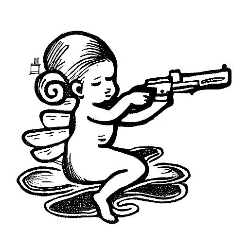 A Cherub With A Gun