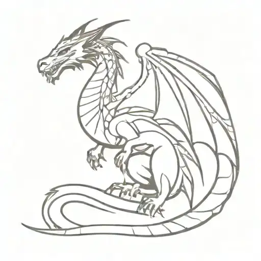 Dragon Standing Tall