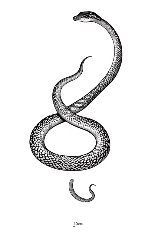 Make Me A Tattoo Related To The Book Lakestone I Want It To Be A Snake About 10 Cm Long 5 Cm Wide