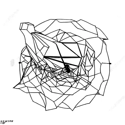 A Minimalist Design Of A Broken Record With A Sad Face