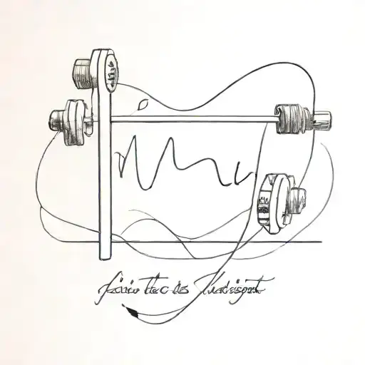 The Lyrics 'She Puts The Weights Into My Little Heart'