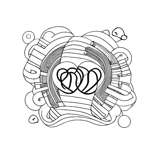 An Abstract Representation Of A Father's Love For His Daughter