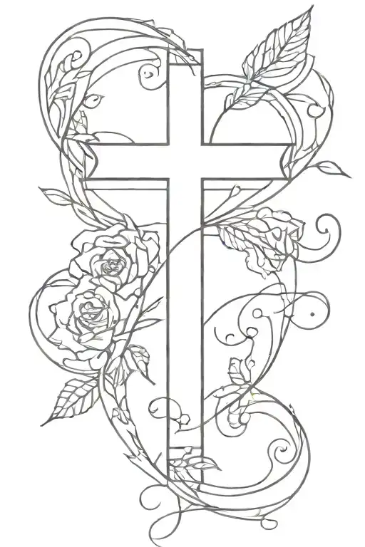 Faith Written Inside Cross
