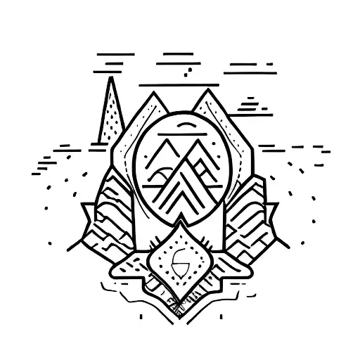 Design A Tattoo That Combines Your Love For Money And Family With Mountains