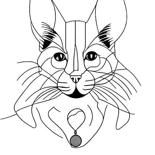 Minimal Cat Tribute