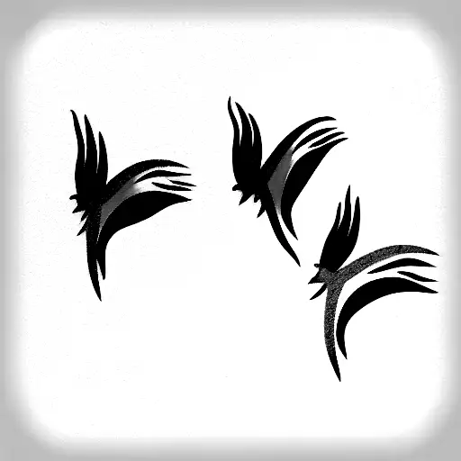 Three Birds Vine Rainbow