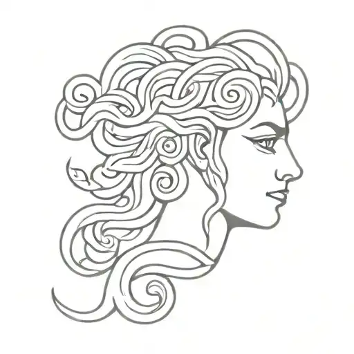 Greek Mythology Medusa Head