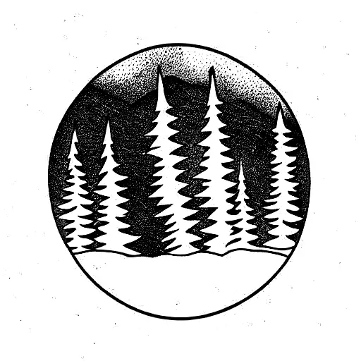 Forest With Hiraeth Word