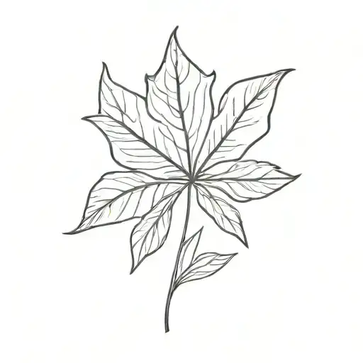 Maple Leaf And Tulip