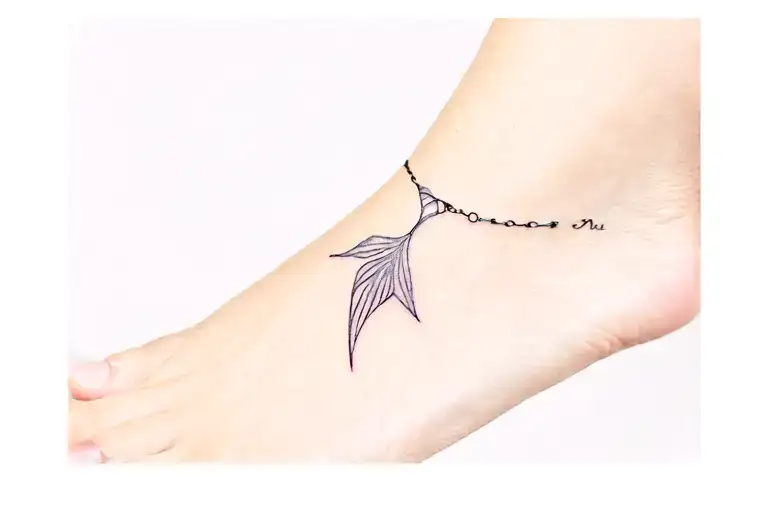 Mermaid Tail Pisces Anklet