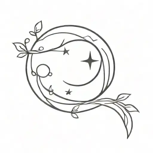 Happy Moon Intertwined